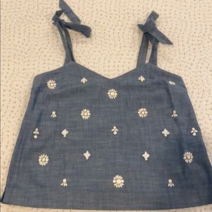 J. Crew Beaded Top